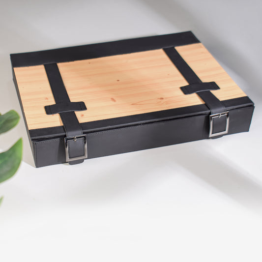 Eco-Friendly Bamboo N Leather Box